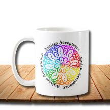 Neurodiversity Autism Acceptatie Rainbow Mandala