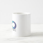 Neurodiversity Autism Acceptation Rainbow Button Koffiemok (Center)