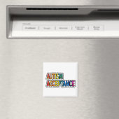 Neurodiversity Autism Acceptation Rainbow Button M Magneet (Insitu (Vaatwasser))
