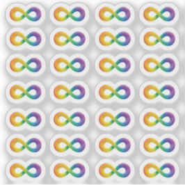 Neurodiversity Autism Acceptation Rainbow Sticker