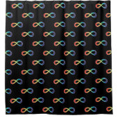 Neurodiversity Autism Awareness Acceptatie Rainbow Douchegordijn (Voorkant)