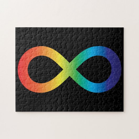 Neurodiversity Autism Awareness Acceptatie Rainbow Legpuzzel (Horizontaal)