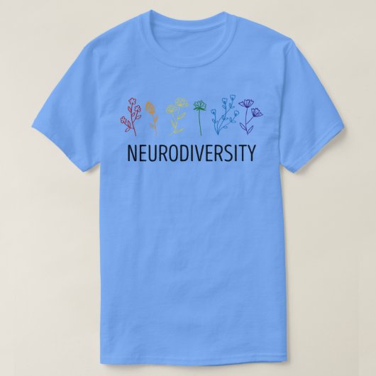 Neurodiversity Autisme Awareness ADHD Flower Autis T-shirt (Design voorkant)