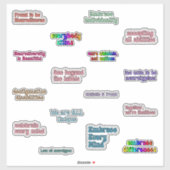 Neurodiversity Awareness Sticker Pack (Vel)