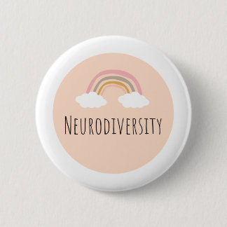 Neurodiversity badge ronde button 5,7 cm