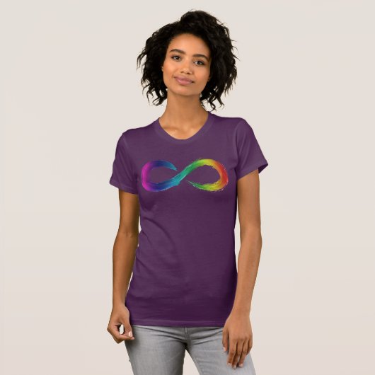 Neurodiversity Infinity Logo Shirt (Voorkant volledig)
