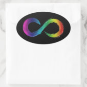 Neurodiversity noir autocollant (Sac)