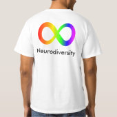 Neurodiversity Pride T-shirt (Achterkant)
