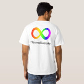 Neurodiversity Pride T-shirt (Achterkant volledig)