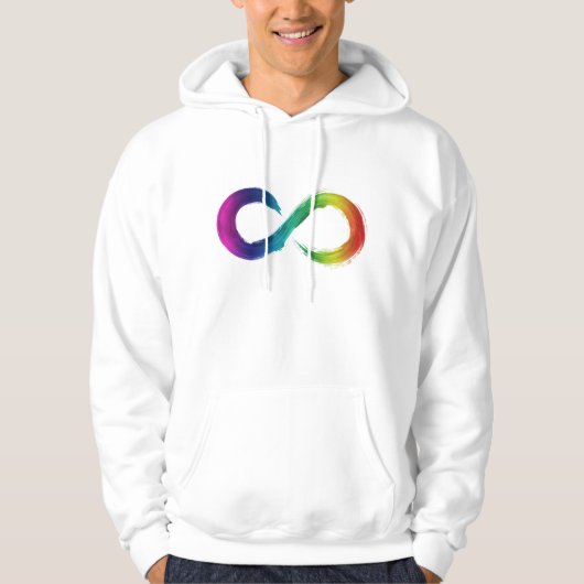 Neurodiversity Rainbow Hoodie (Voorkant)