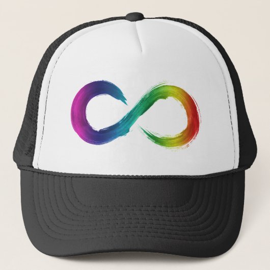 Neurodiversity Rainbow Trucker Pet (Voorkant)