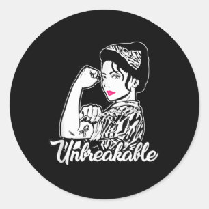 Neuroendocriene kanker Onbreekbaar lint Ronde Sticker