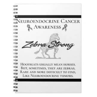 Neuroendocriene kanker Zebra Notitieboek