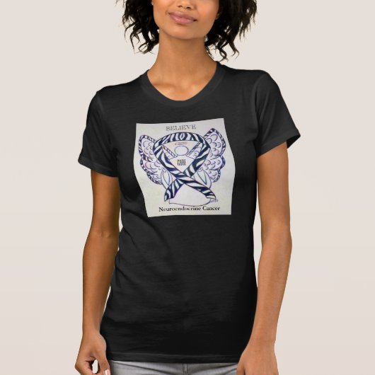 Neuroendocriene Zebra Bewustheid Koolstof Shirt (Voorkant)