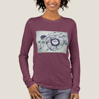 Neurografische Abstracte Kunst Bloem | Inktlijntek Tri-Blend Shirt