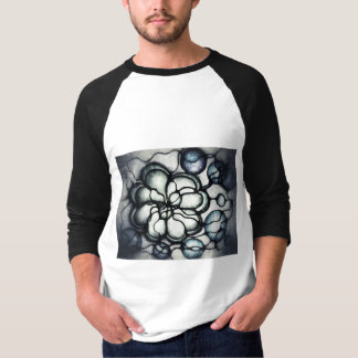 Neurografische Bloem Kunst Unisex T-Shirt Abstract
