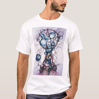 Neurografische Boom des Levens Kunst Grafische T-S T-shirt