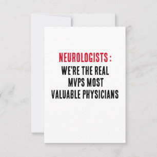 Neurologen: Wij zijn de echte MVP's—Meest Waardevo Bedankkaart