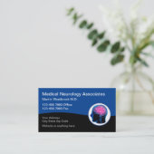 Neurologie Médicale Neurologiste Cartes de visite (Debout devant)