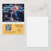 Neurologie Neurochirurgie Medische Conferentie QR Visitekaartje (Voorkant / Achterkant)