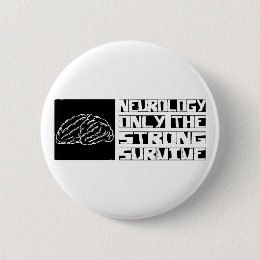 Neurologie Survive Ronde Button 5,7 Cm (Voorkant)