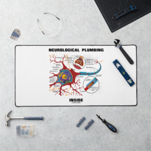 Neurologisch sanitair binnen Neuron Synapse Humor Bureaumat