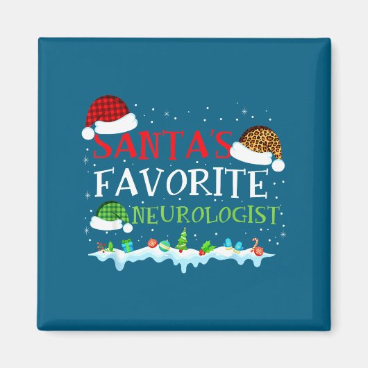 Neurologist Favorite Santa s Fun Magneet (Voorkant)
