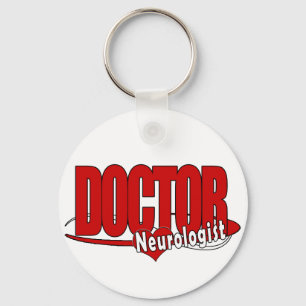 NEUROLOGIST LOGO BIG RED DOCTOR SLEUTELHANGER