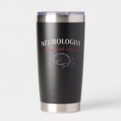 Neurologist Saving Minds Every Day Design Geïsoleerde Drinkbeker (Voorkant)