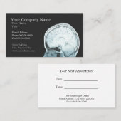 Neurologue Carte de visite de rendez-vous (Devant / Derrière)