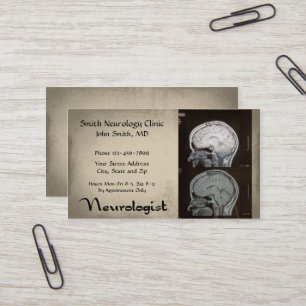 Neurologue Carte de visite en neurologie