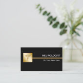 Neurologue Classy Cartes de visite Médicales (Debout devant)