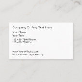 Neurologue Classy Cartes de visite Médicales (Dos)