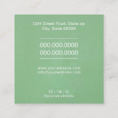 Neurologue Tipographyc carte de visite (Dos)