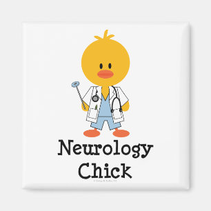 Neurology Chick Magnet Magneet