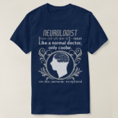 Neuroloog Definition Brain Doctor Neurologie T-shirt (Design voorkant)