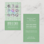 Neuroloog Tipografisch visitekaartje (Voorkant / Achterkant)