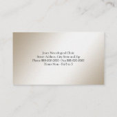 Neuroloog Visitekaartje (Achterkant)