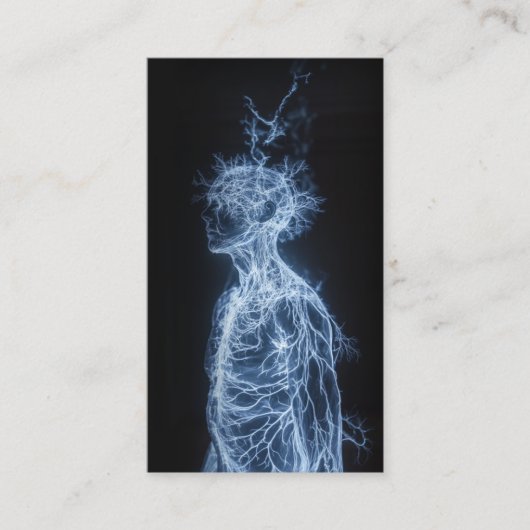 Neuroloog Zenuwen Dokter Medisch Modern Vet Visitekaartje (Voorkant)