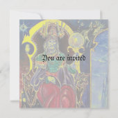 NEUROMANCER , Halloween Party Kaart (Achterkant)