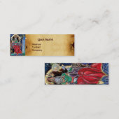 NEUROMANCER-perkament Mini Visitekaartje (Voorkant / Achterkant)