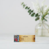 NEUROMANCER-perkament Mini Visitekaartje (Staand voorkant)