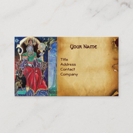 NEUROMANCER-perkament Visitekaartje (Voorkant)