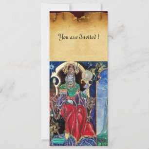 NEUROMANCER, rood blauw perkament Kaart