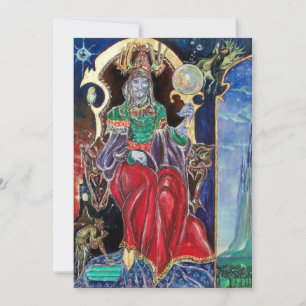 NEUROMANCER, zwarte rode blauwe witte partij van d Kaart