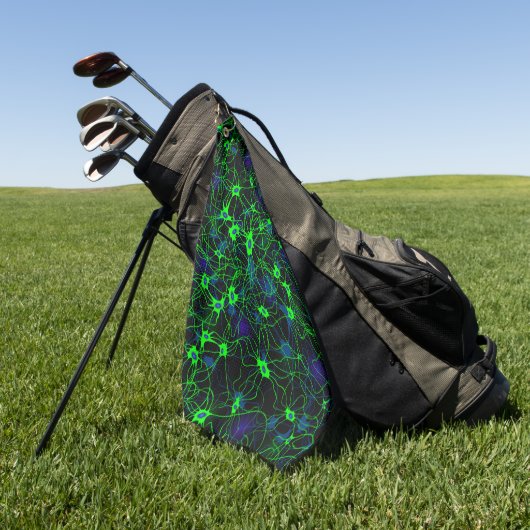 Neuron City Golf Towel Golfhanddoek (Groen)