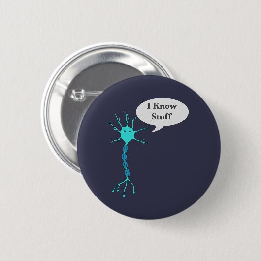 Neuron ik ken Stuff Ronde Button 5,7 Cm (Voorkant /achterkant)