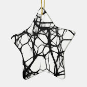 Neuronal Web 1 Keramisch Ornament (Links)