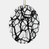 Neuronal Web 1 Keramisch Ornament (Rechts)