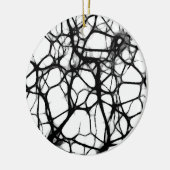 Neuronal Web 1 Keramisch Ornament (Links)